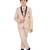 Fawn plain polyester boys-suit