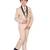 Fawn plain polyester boys-suit
