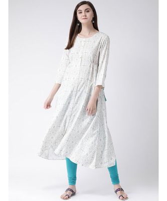 white aline kurta