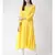 Women Yellow Rayon A-line Kurta