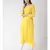 Women Yellow Rayon A-line Kurta