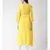Women Yellow Rayon A-line Kurta