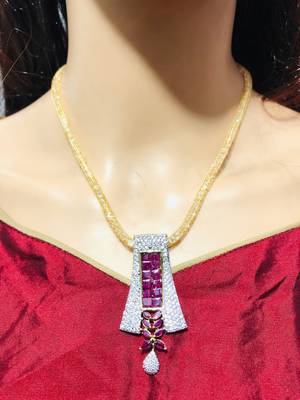 Gold diamond necklaces 2