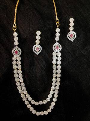 Gold diamond necklaces 1