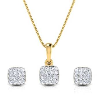 Gold diamond necklaces 1