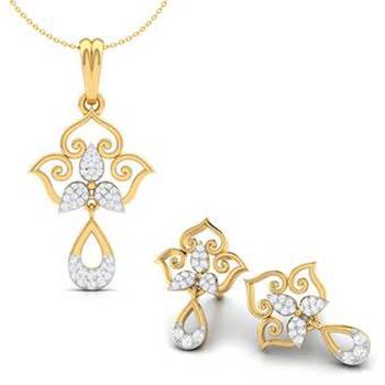 Gold diamond necklaces 1