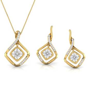 Gold diamond necklaces 1