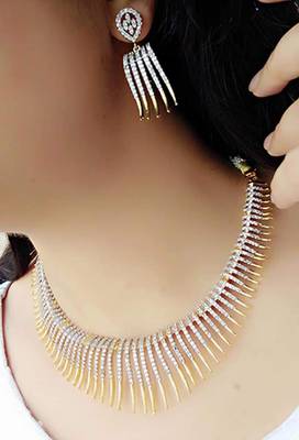 Gold diamond necklaces 1