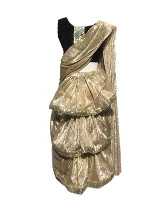 beige woven stitched art_silk kids-sarees 3
