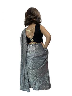grey woven stitched art_silk kids-sarees 2