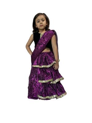 purple woven stitched art_silk kids-sarees 1