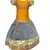 yellow woven taffeta girls top bottom