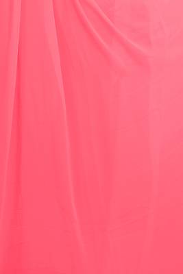 Pink plain georgette saree with blouse 5