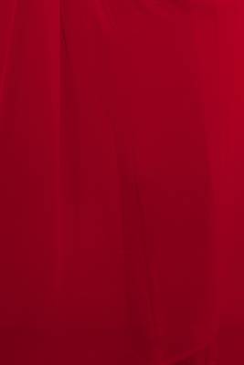 maroon plain georgette saree with blouse 5