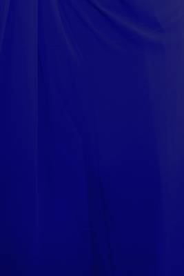 Royal blue plain georgette saree with blouse 5