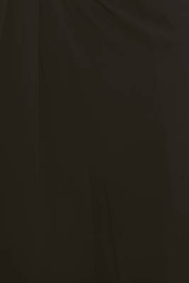 Black plain georgette saree with blouse 5
