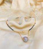 Round Ad Ball Gold Mangalsutra