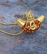One Mukhi Rudraksha Pendant With Chain Lord Shiva Trishul Designer Pendant