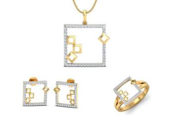 Gold diamond necklaces 1