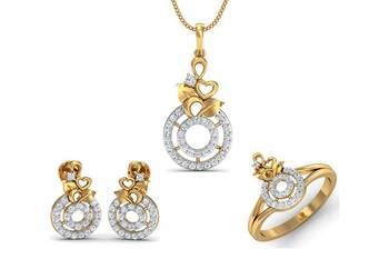 Gold diamond necklaces 1