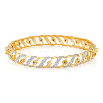 Gold Cubic Zirconia Bangles And Bracelets 2