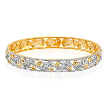 Gold Cubic Zirconia Bangles And Bracelets 2