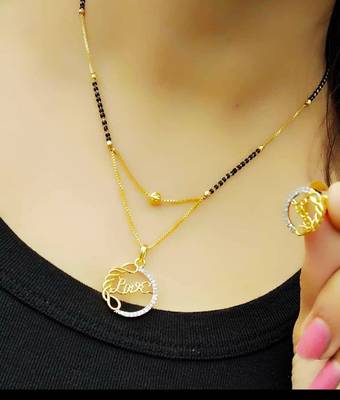 Gold Diamond Mangalsutra 1