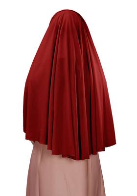 Women Georgette 3 Layer Hijab Style Niqab Veil Scarf 4