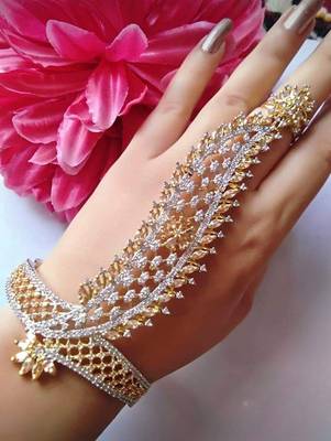 Gold Diamond Bracelets 1