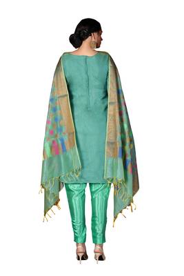 Light-Blue Woven Art Silk Salwar 3