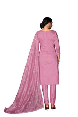 Light-Pink Woven Cotton Salwar 3