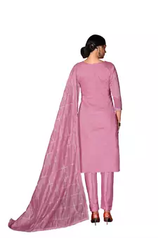 Light-Pink Woven Cotton Salwar
