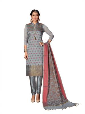 Multicolor Woven Art Silk Salwar 1