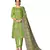Green Woven Art Silk Salwar
