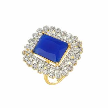 Blue zircon  jewellery 1