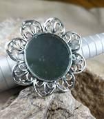 Silver agate jewellery