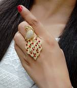 Red zircon  jewellery