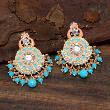 Turquoise Danglers Drops 2