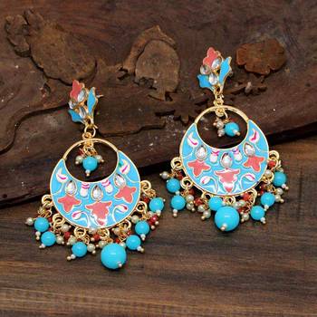 Turquoise Danglers Drops 2