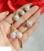 White diamond jewellery-combo