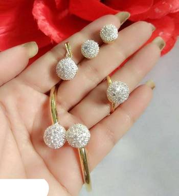 White diamond jewellery-combo 3