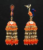 Orange Jhumkas