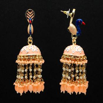 Pink Jhumkas 1