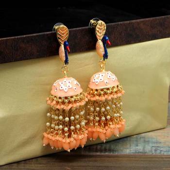 Pink Jhumkas 2