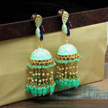 Green Jhumkas 2