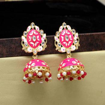 Pink Jhumkas 2