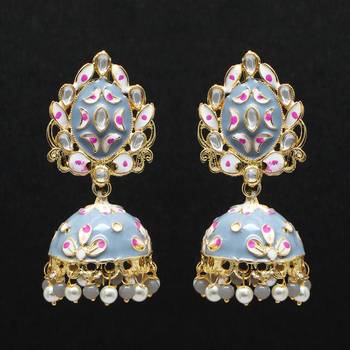 Grey Jhumkas 1