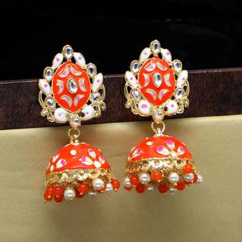 Orange Jhumkas 2