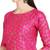 magenta banarasi cotton unstitched salwar with dupatta