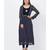 Navy Blue Sequence Anarkali with Churidaar